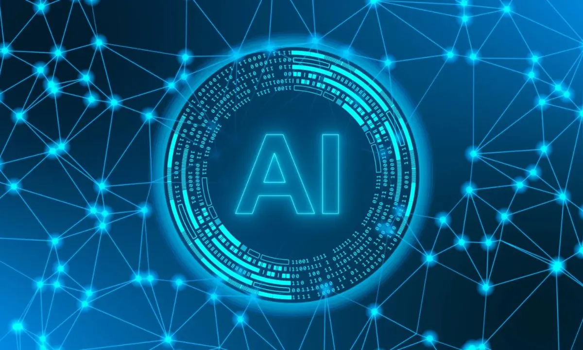 AI architecture workflow showing data pipeline, model training, and system deployment