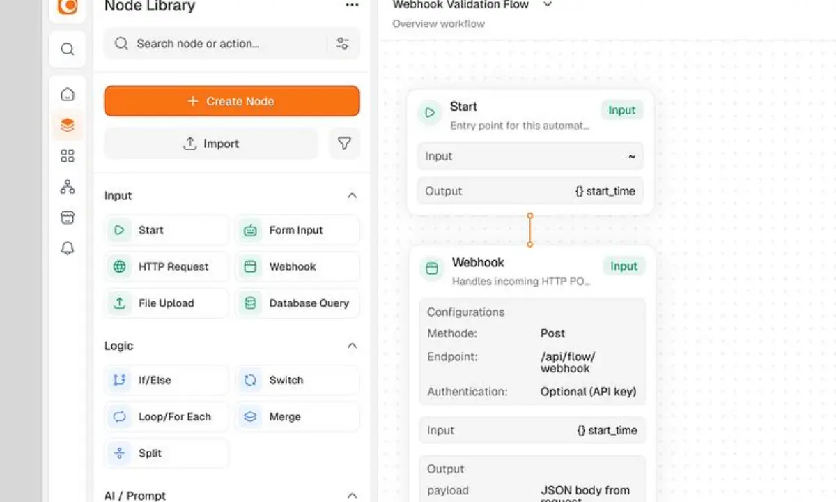 Planning a no-code project with charts and workflow notes