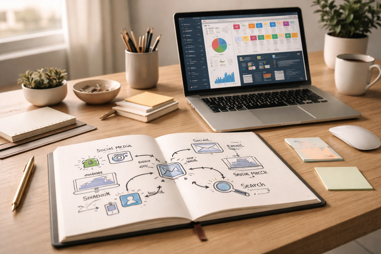 aligned digital marketing channels working together as one system